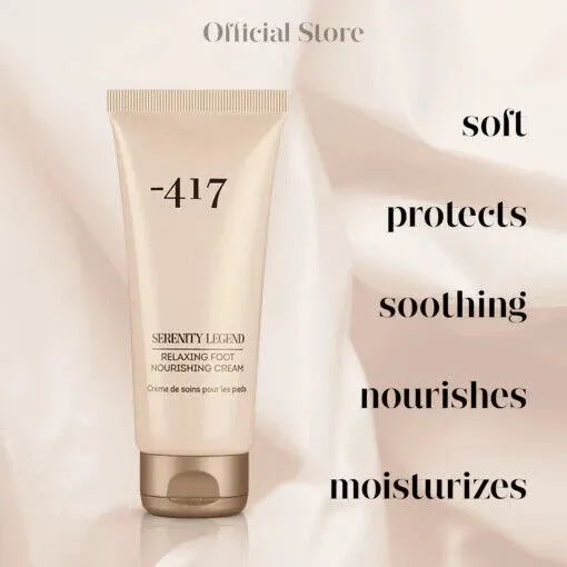 -417 Dead Sea Honey Scented Relaxing Nourishing Foot Cream Lotion | 100ml/3.3fl.oz