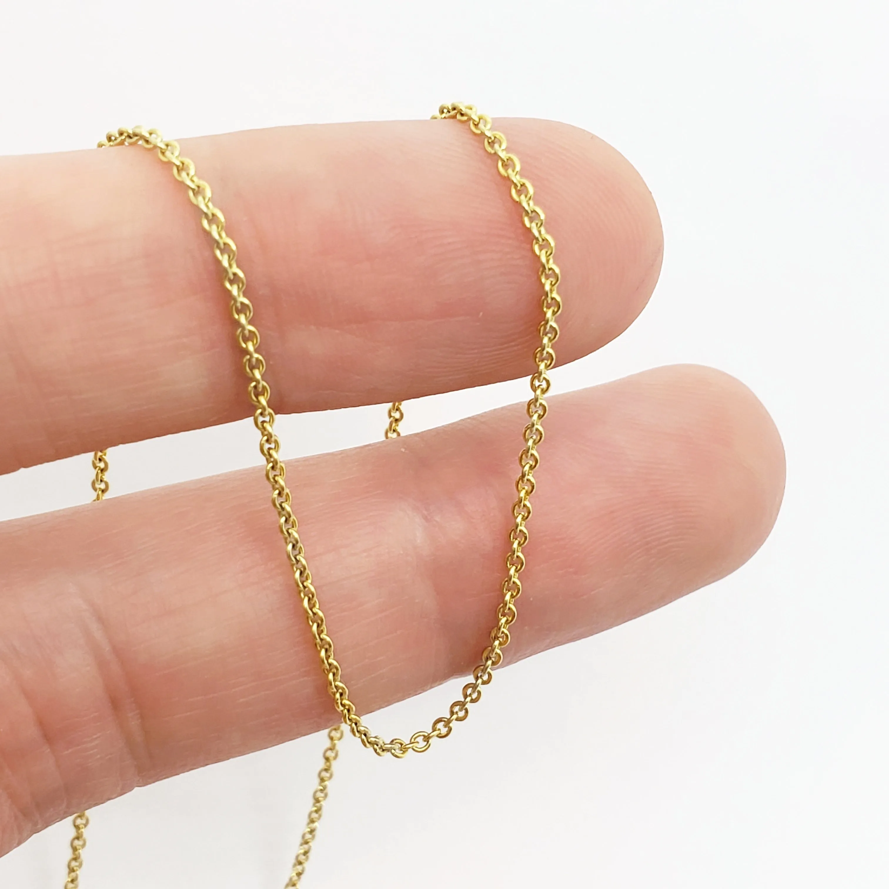 14kt Yellow Gold Cable Chain