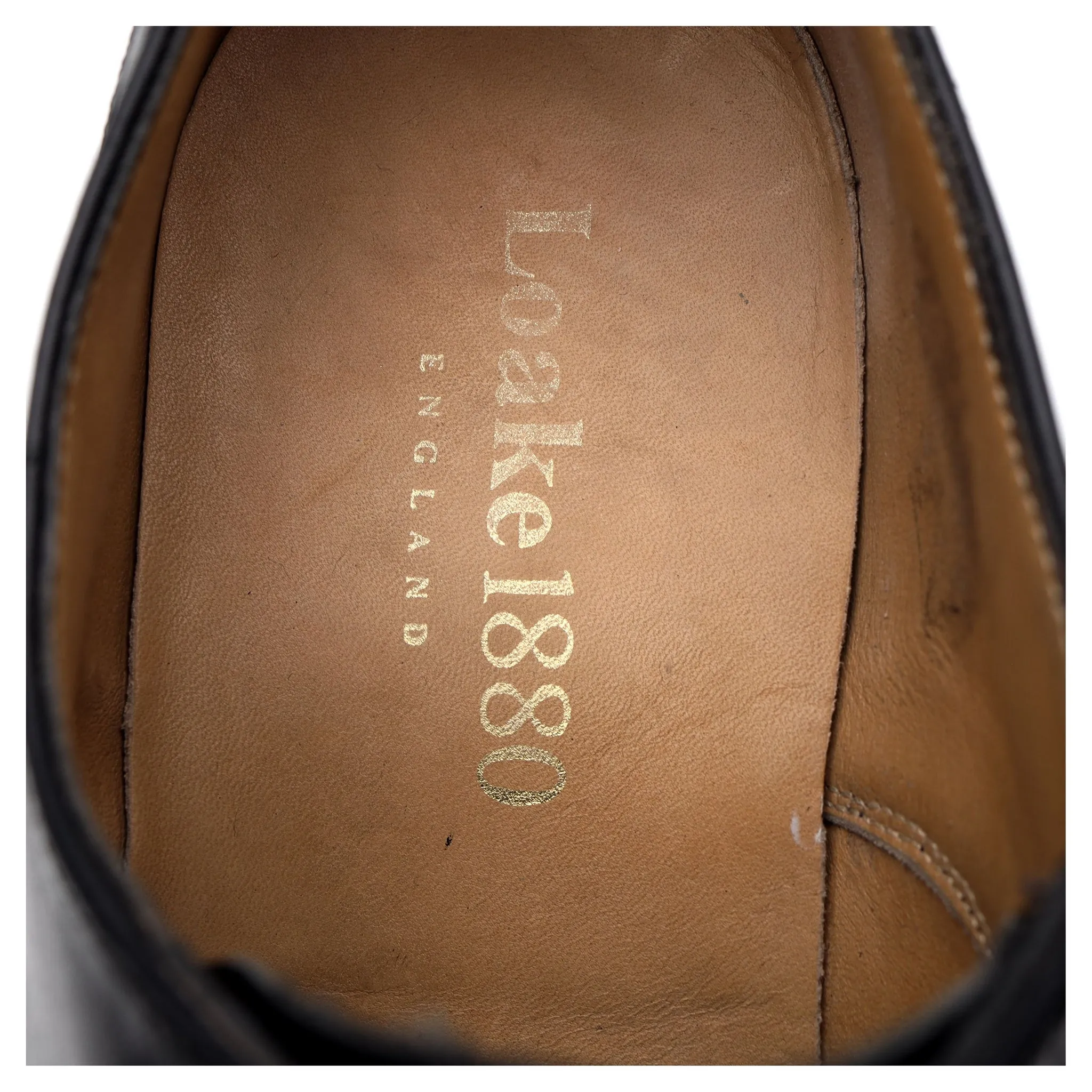 1880 'Stamford' Black Leather Derby UK 7.5 F