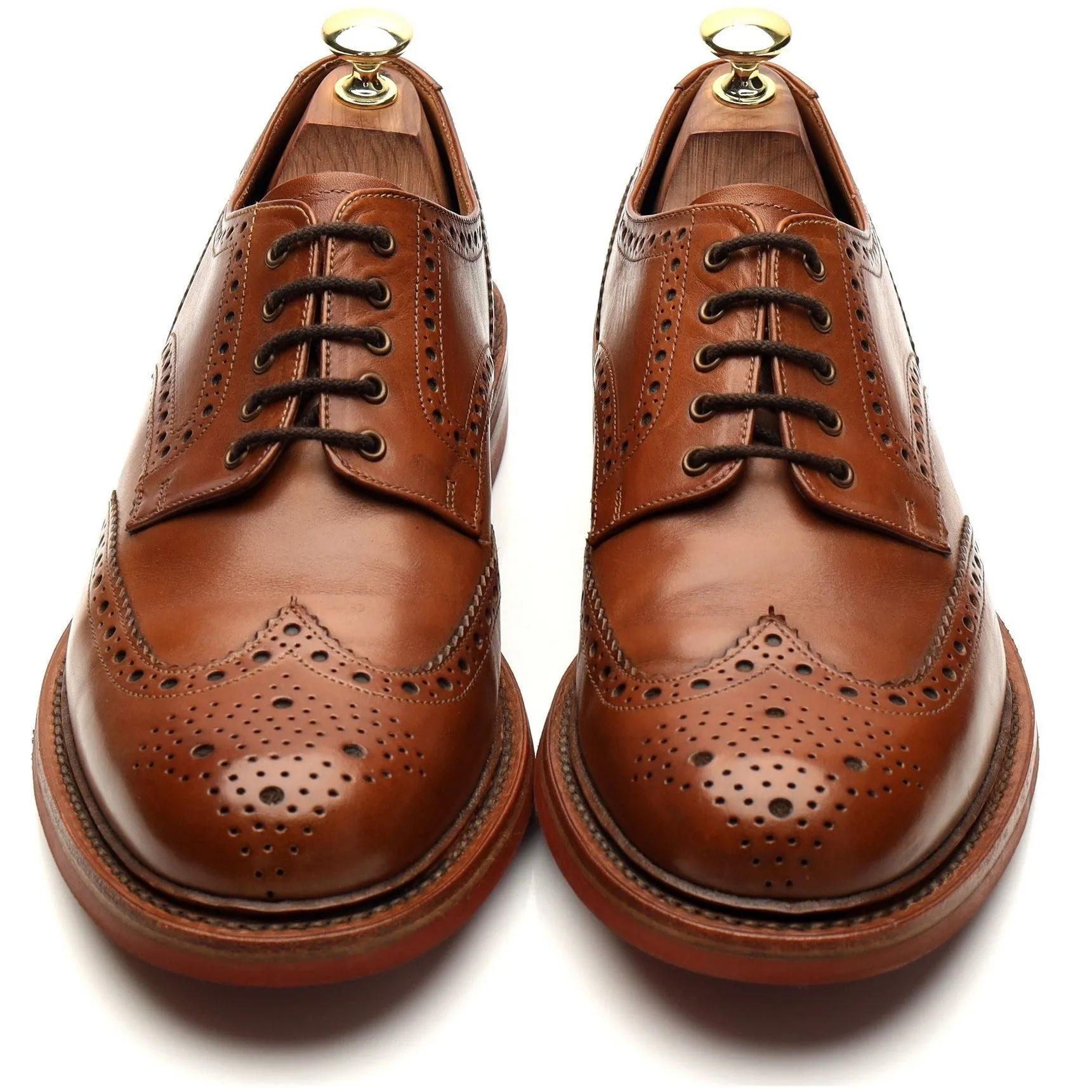 1880 'Worton' Brown Derby Brogue UK 7 G