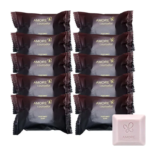 40 Pieces AMORE Counselor Perfumed Bar Soaps Body Facial Skincare