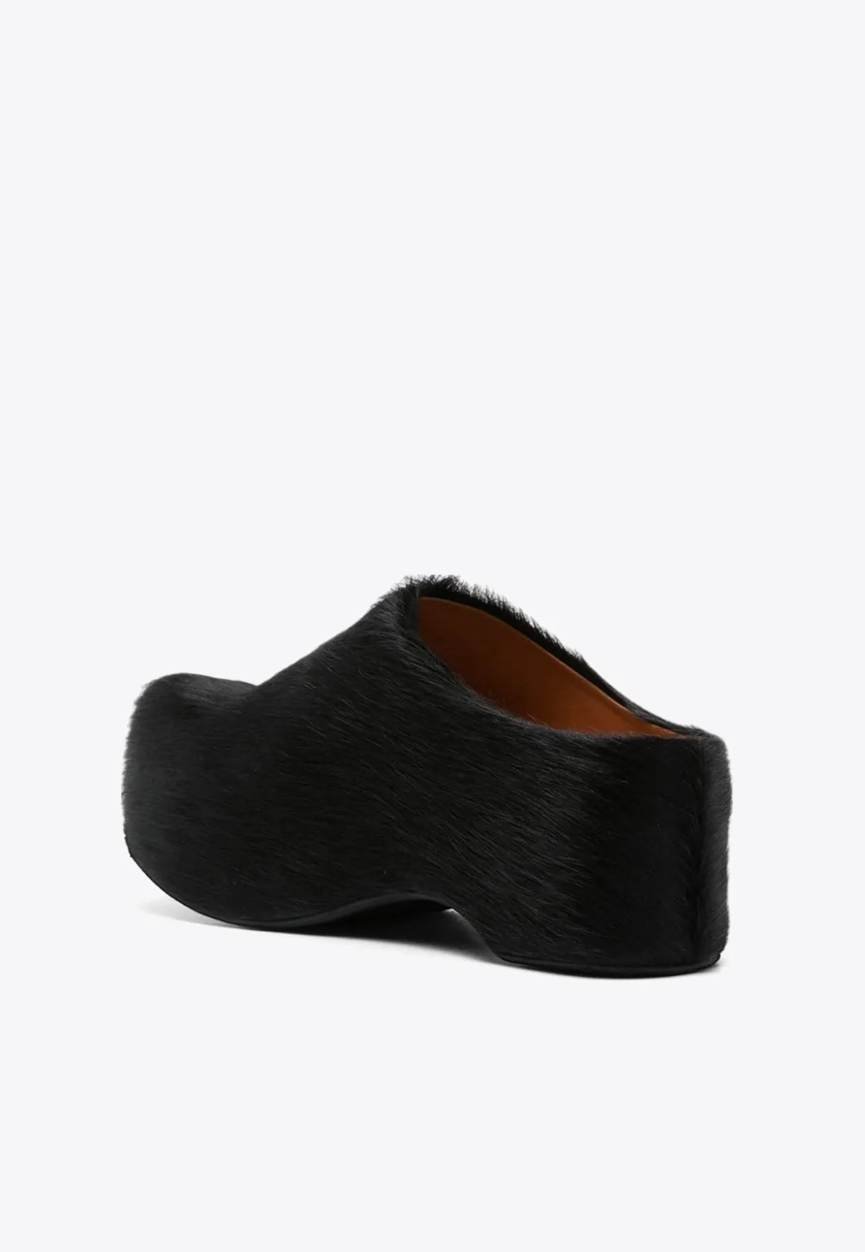 50 Long-Hair Calfskin Clogs