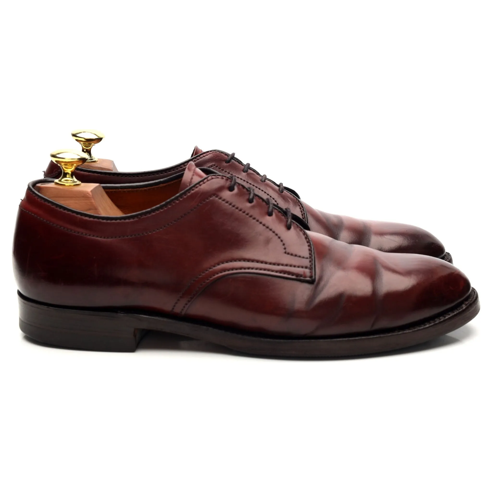 '5938' Burgundy Cordovan Leather Derby UK 7 US 8 C