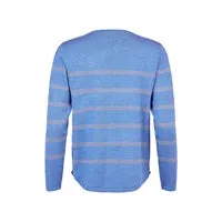 6242-Blue Stripe Jumper - Sunday