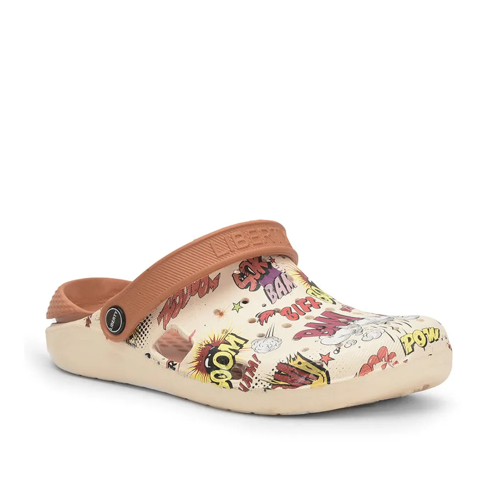 A-HA By Liberty LPMXT-810 Men Cream Clogs