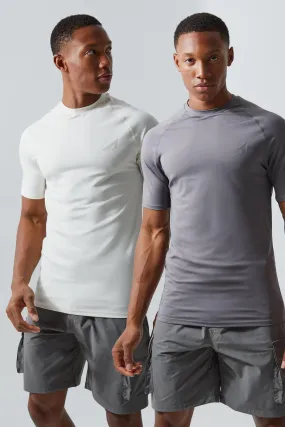 Active Fast Dry Raglan T-shirt 2 Pack