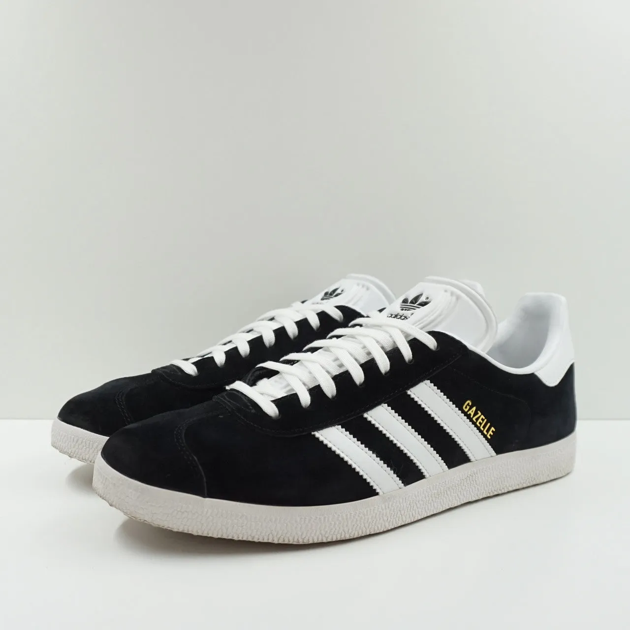 Adidas Gazelle Core Black Cloud White Gold