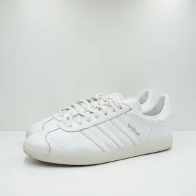 Adidas Gazelle White/White-Gold Metallic