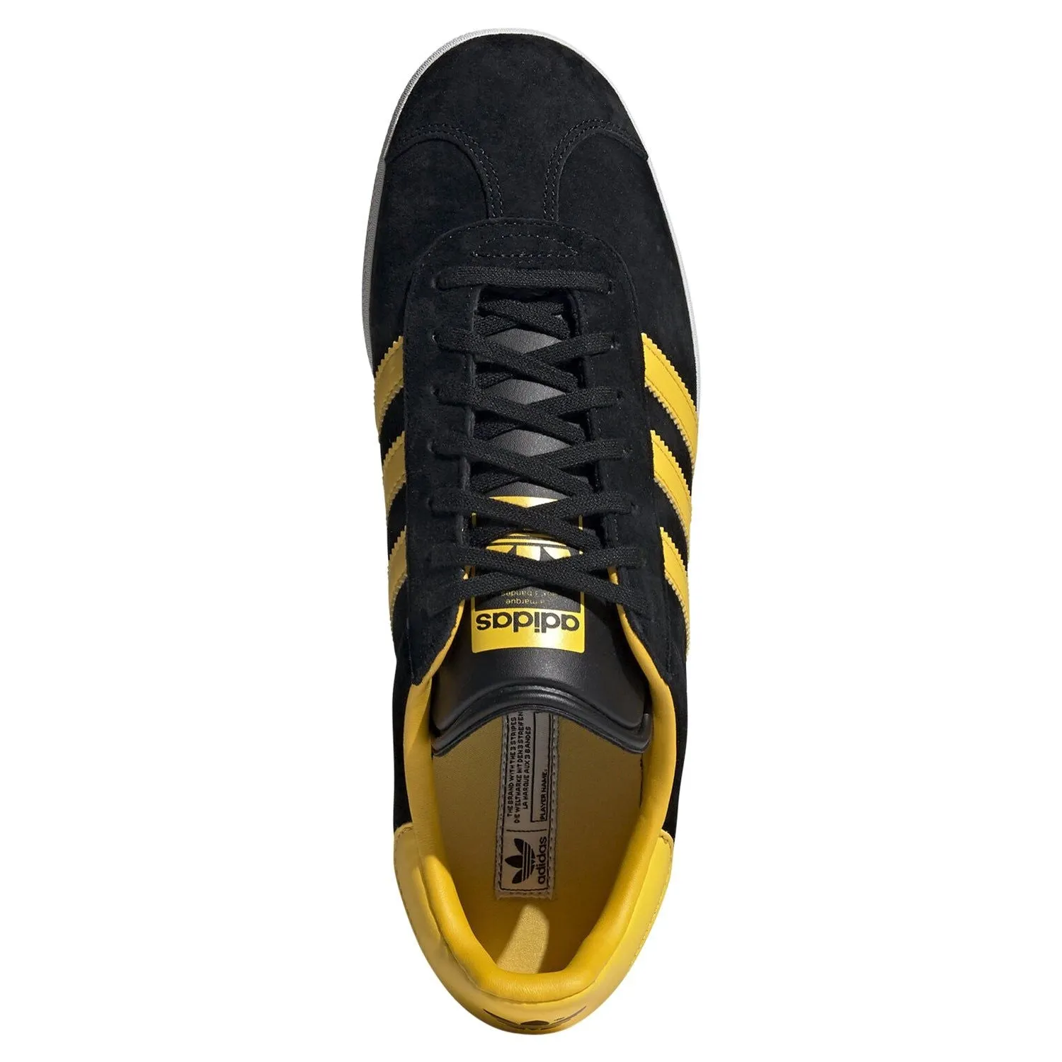 adidas Originals Gazelle Shoes - Core Black & Bold Gold