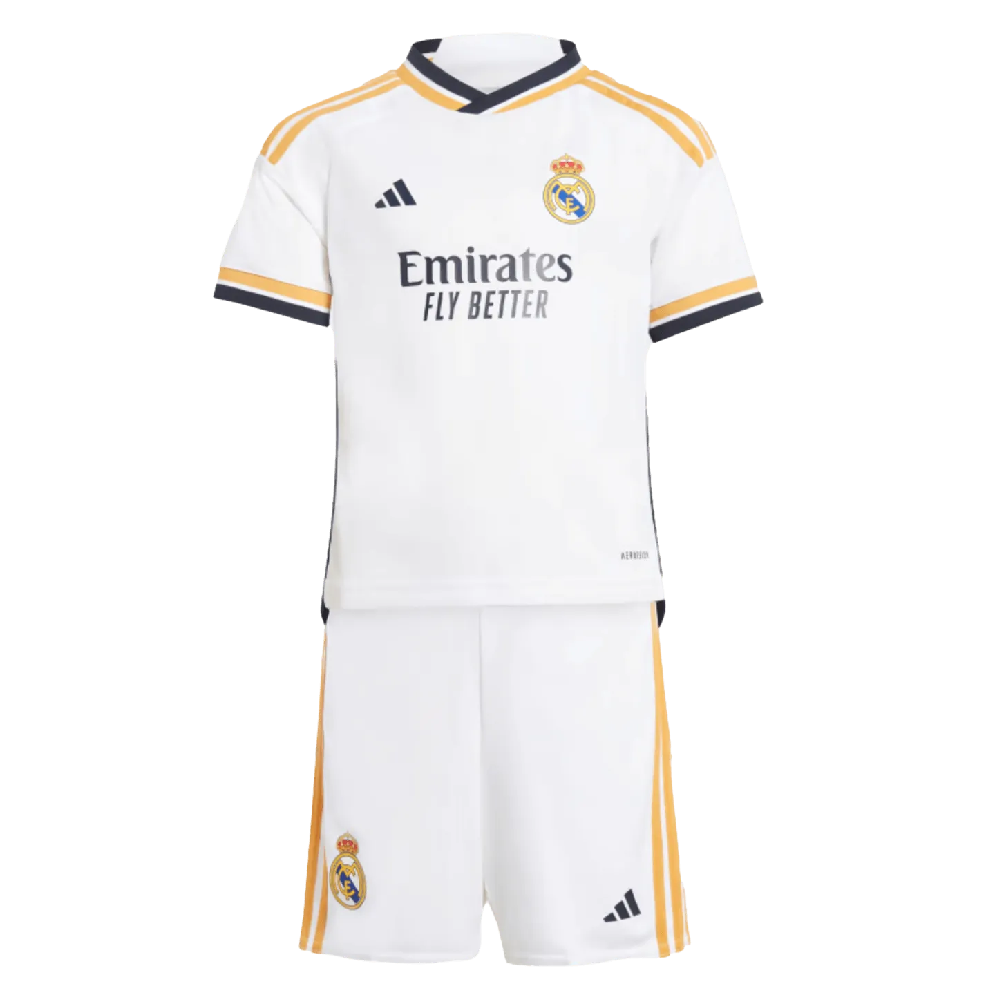 Adidas Real Madrid 23/24 Little Kids Home Mini Kit