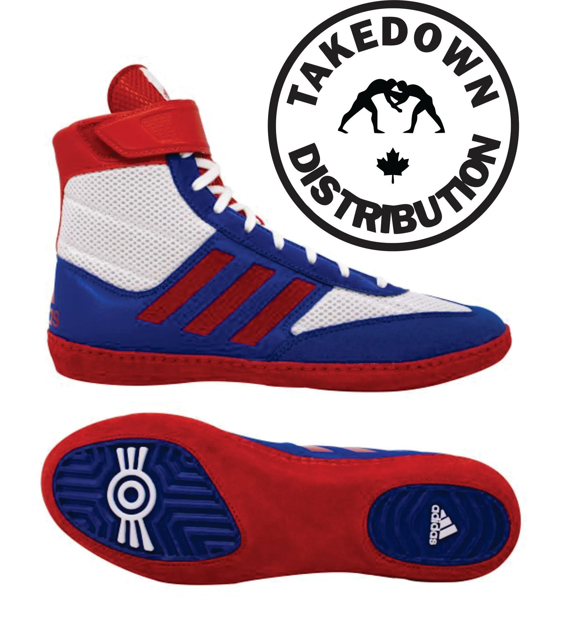 Adidas Shoe Wrestling Combat Speed 5  Red White Blue