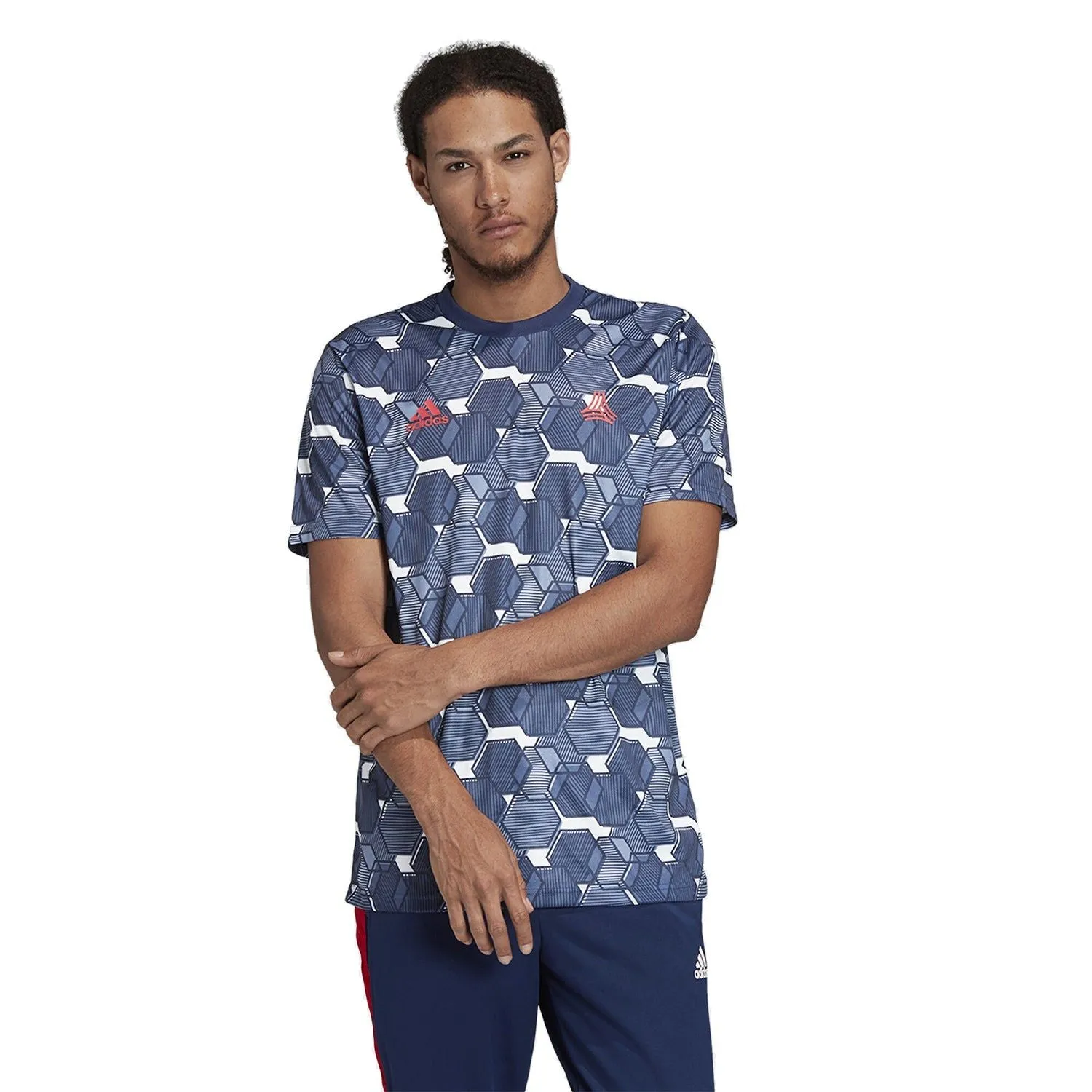 adidas Tango Aop Jersey - Navy