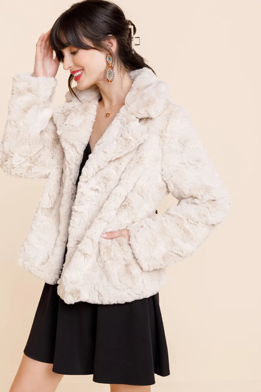 Alicia Faux Fur Overcoat