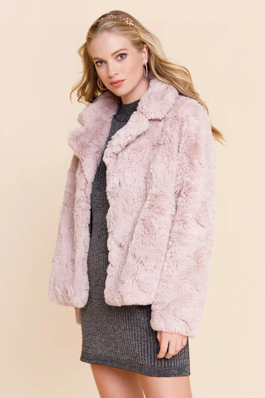 Alicia Faux Fur Overcoat