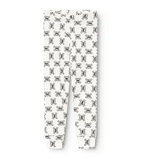 all over skull leggings