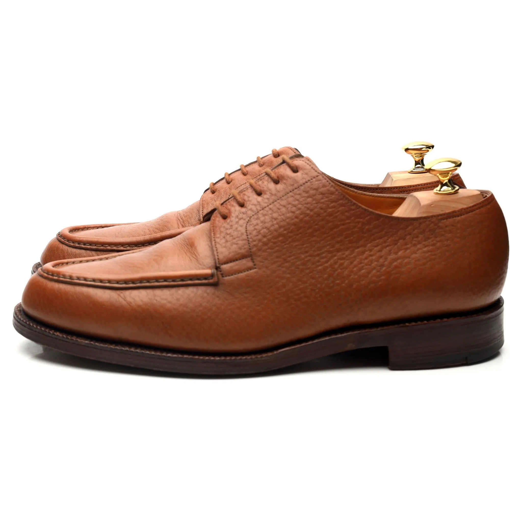 'Aosta' Tan Brown Leather Derby UK 10.5 E