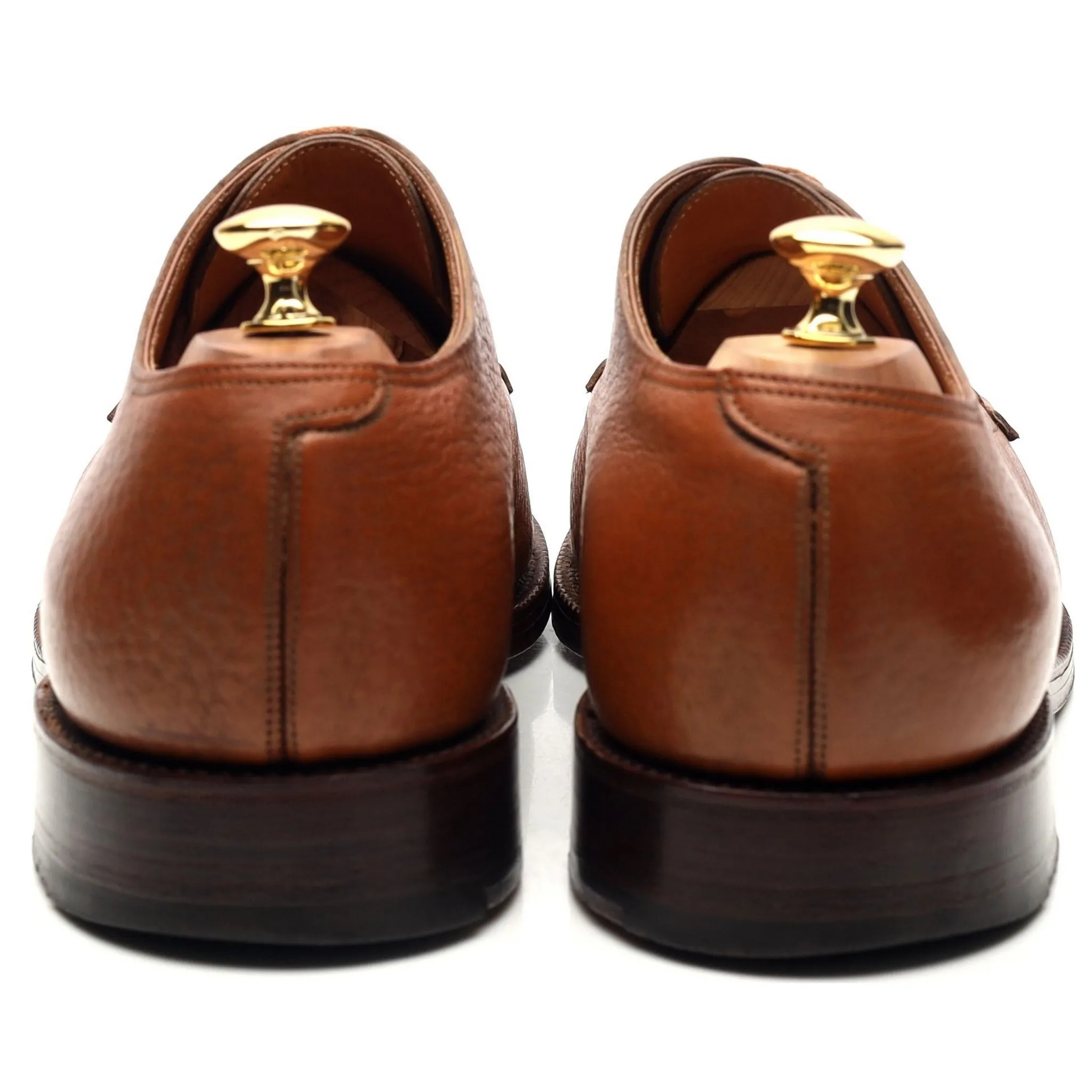 'Aosta' Tan Brown Leather Derby UK 10.5 E