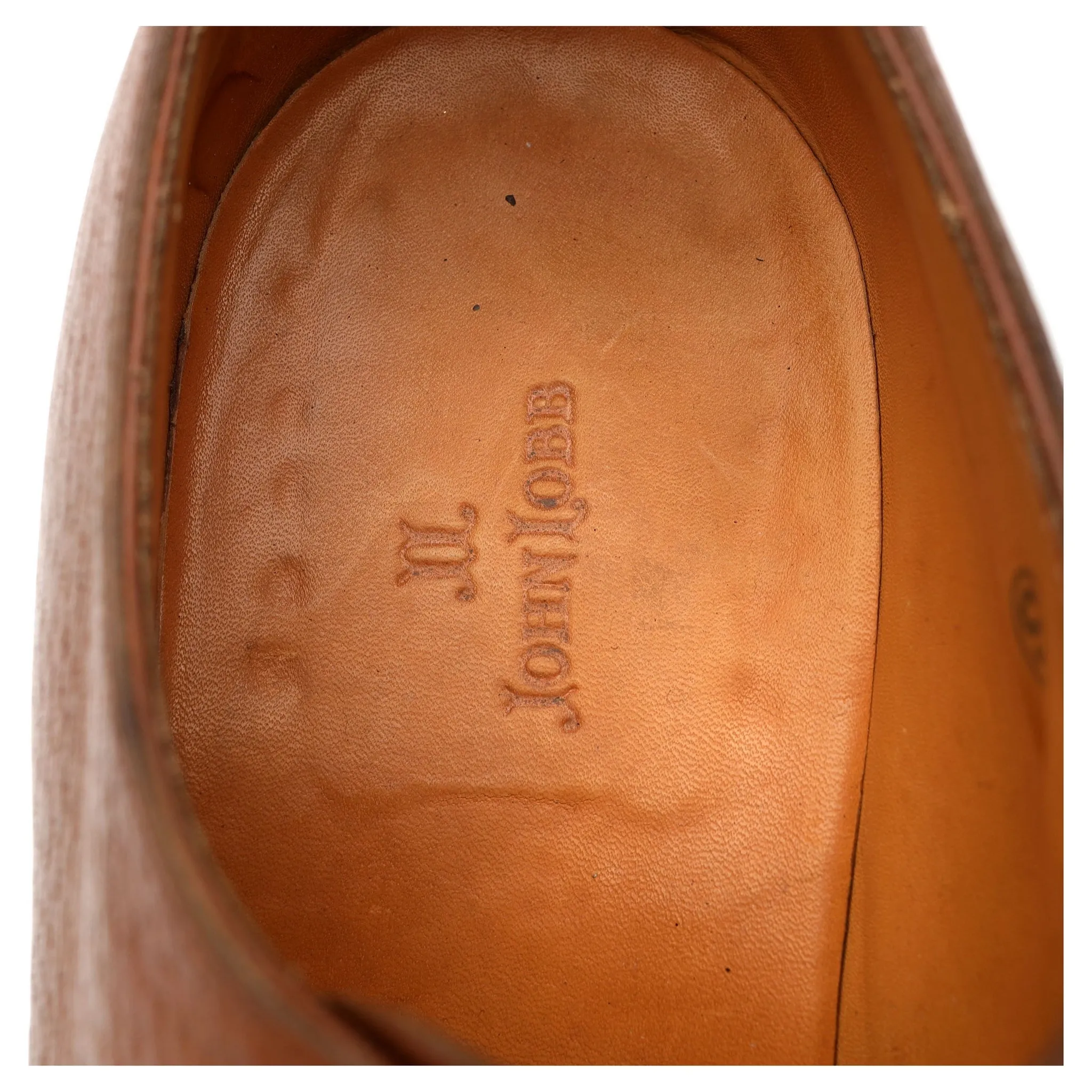 'Aosta' Tan Brown Leather Derby UK 10.5 E