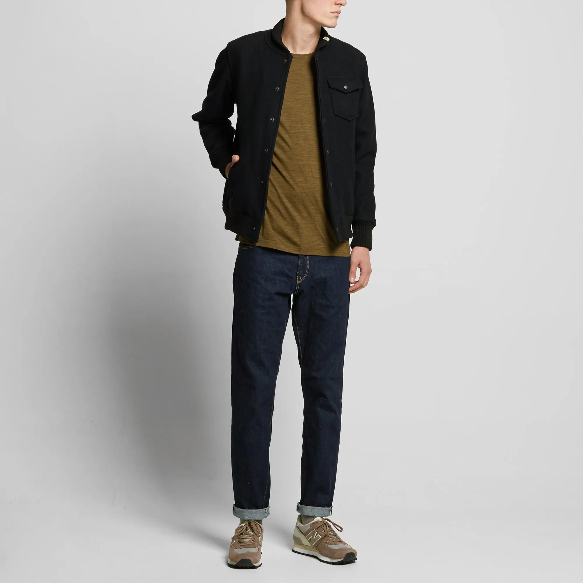 Apolis Merino TeeOlive