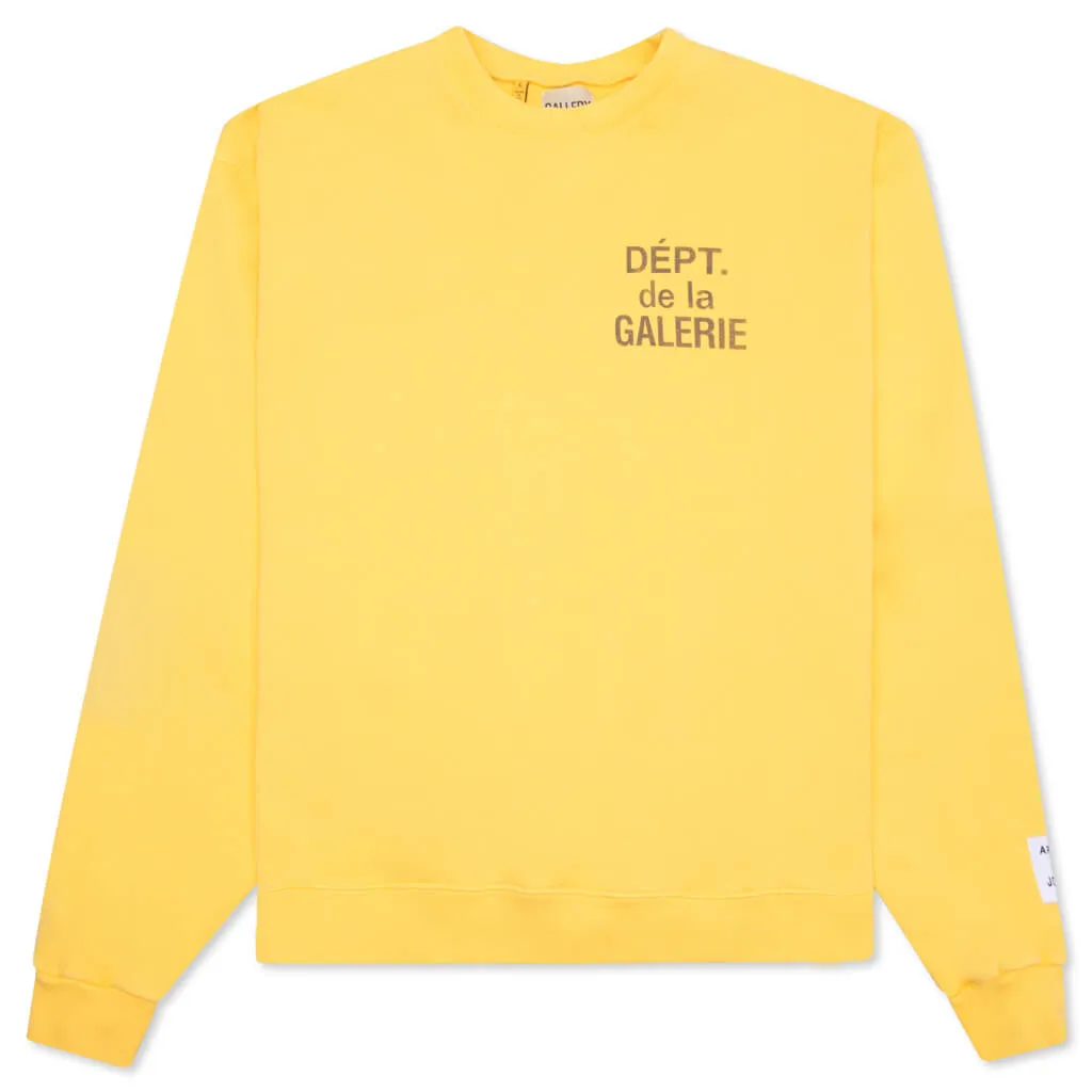 Art That Kills Rev Crewneck - Yellow