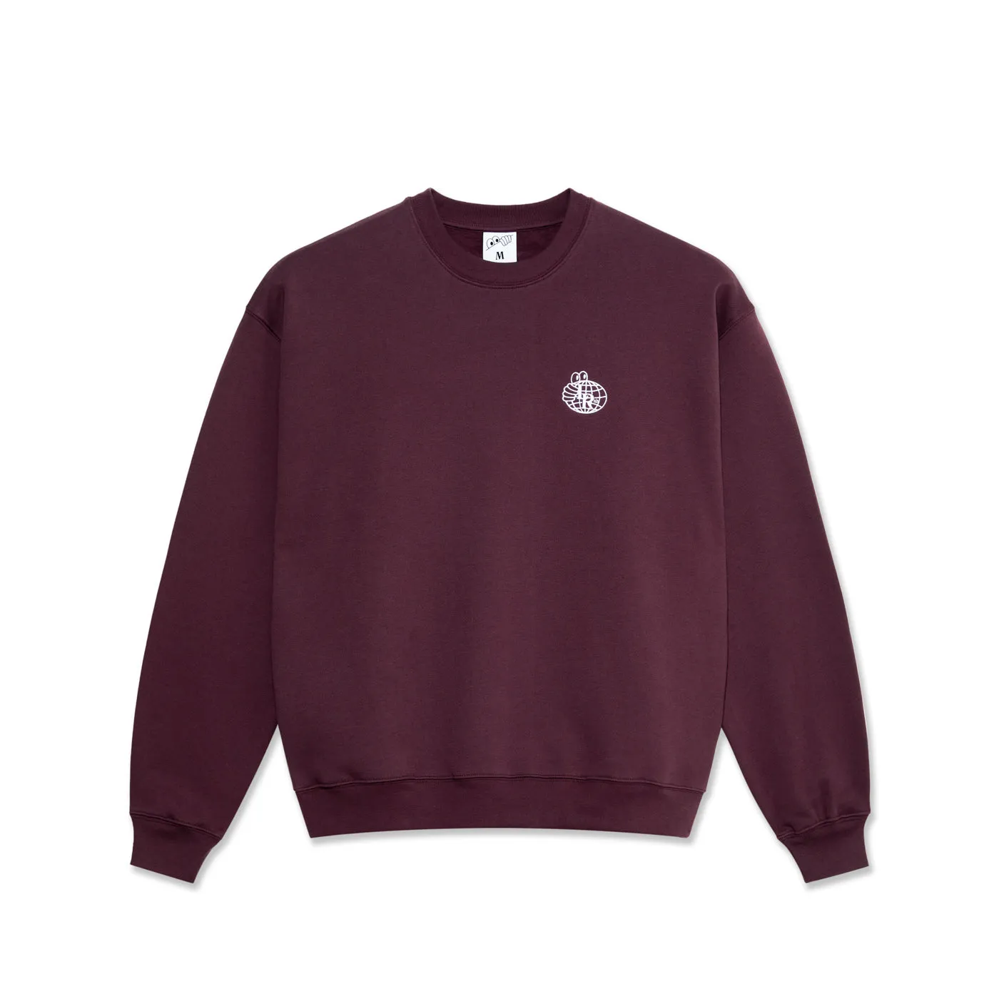 Atlas Monogram Crewneck (Plum)