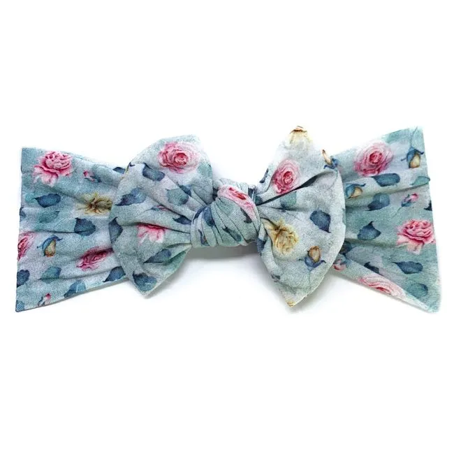 Baby Wisp Headband Nylon Bow 0M+ Cloud Nine