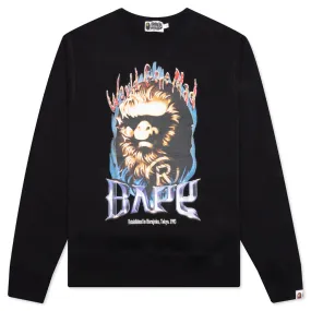 Bape Ape Head Crewneck - Black