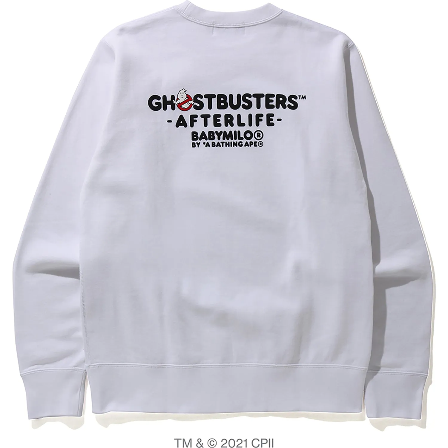 BAPE X GHOSTBUSTERS APE HEAD CREWNECK MENS