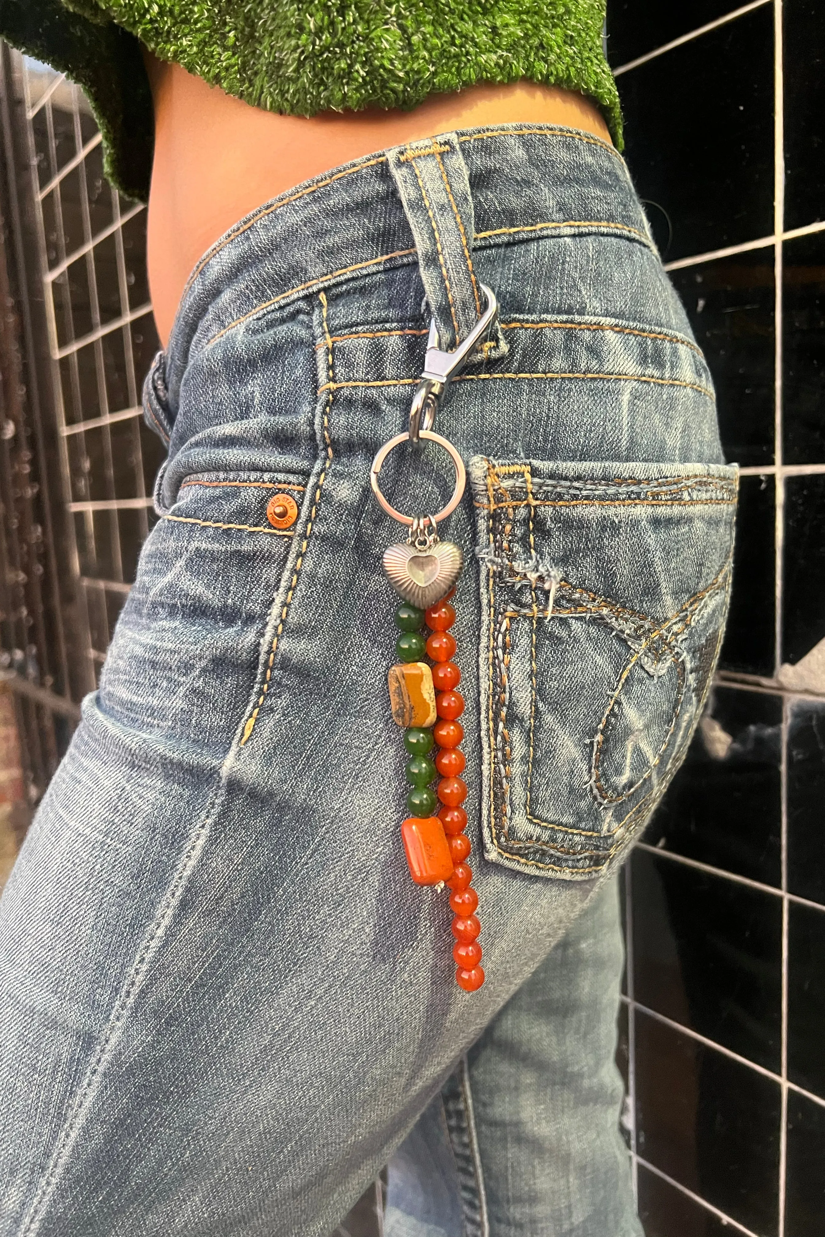 Bianca Beaded Keychain