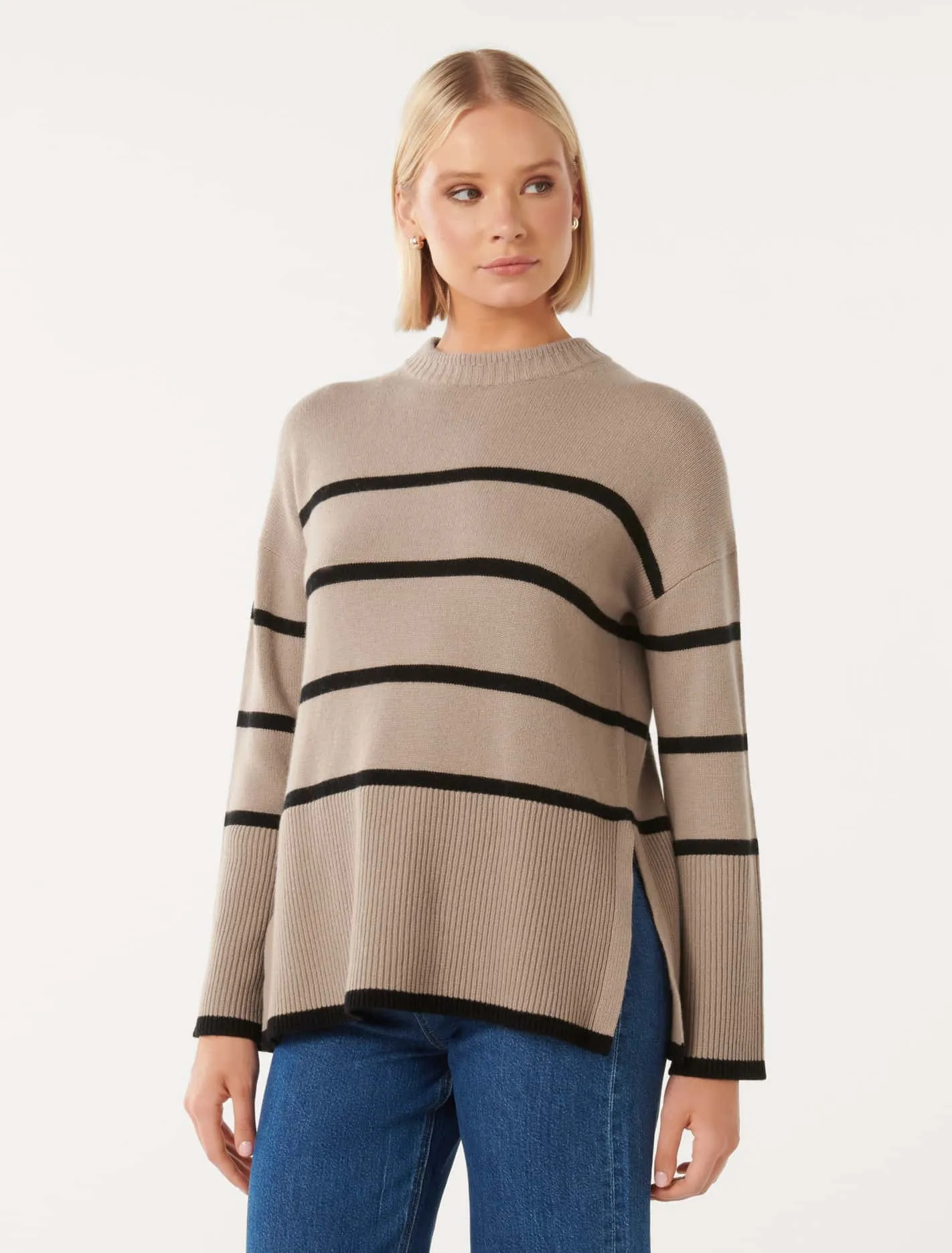 Bianca Longline Crew-Neck Jumper