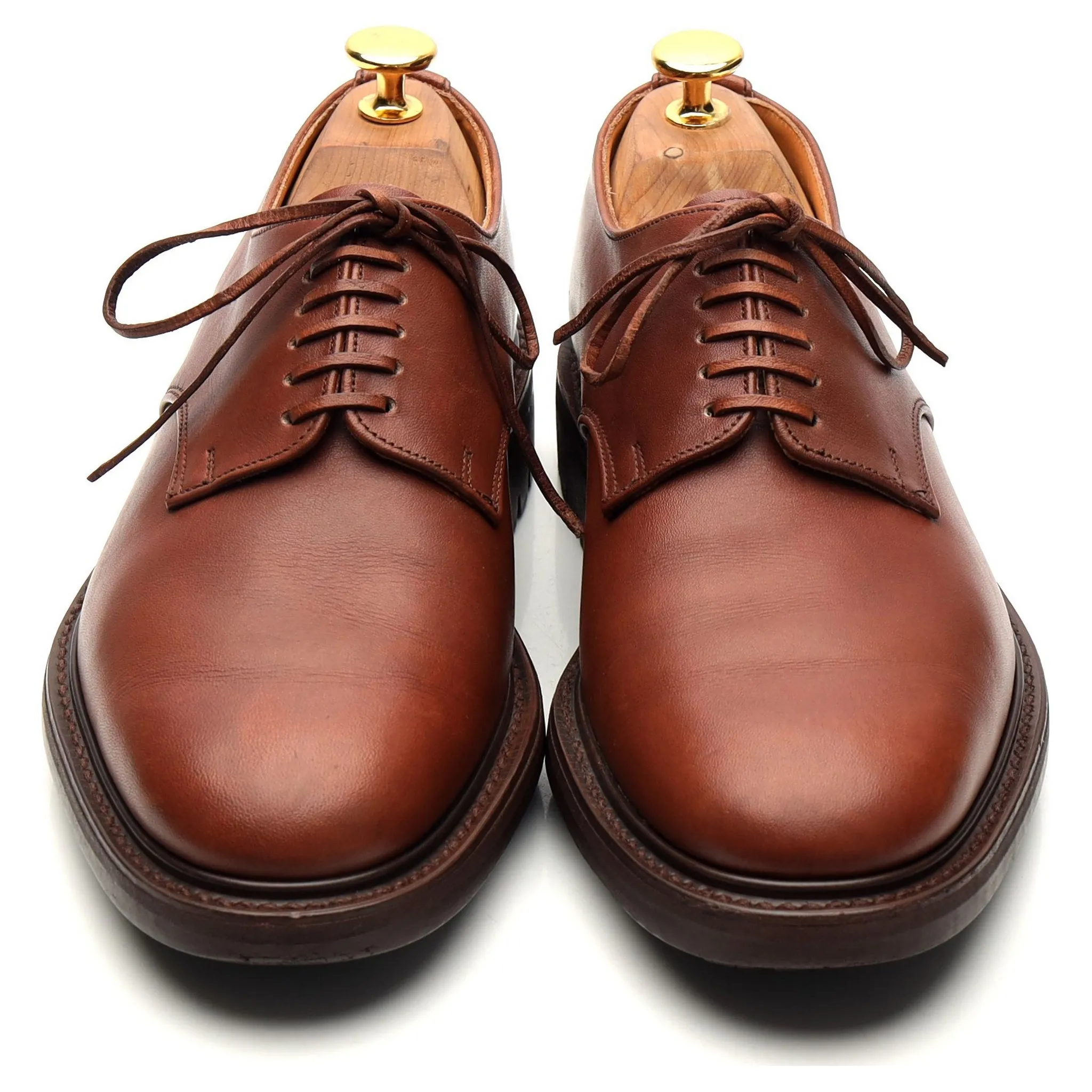 'Boston' Brown Leather Derby UK 6