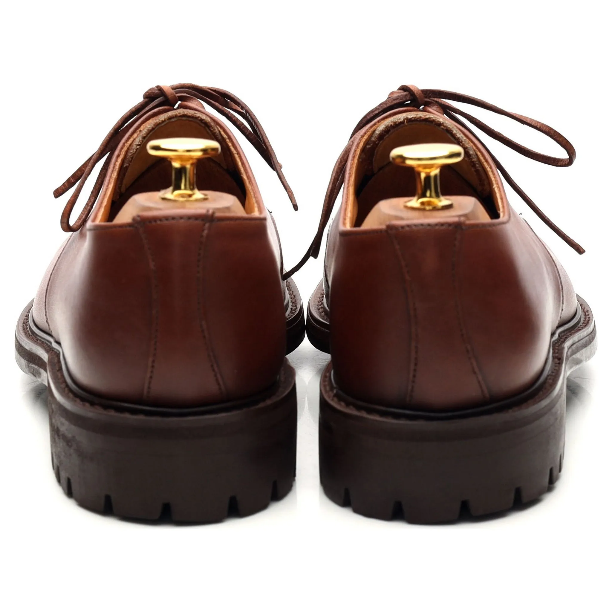 'Boston' Brown Leather Derby UK 6