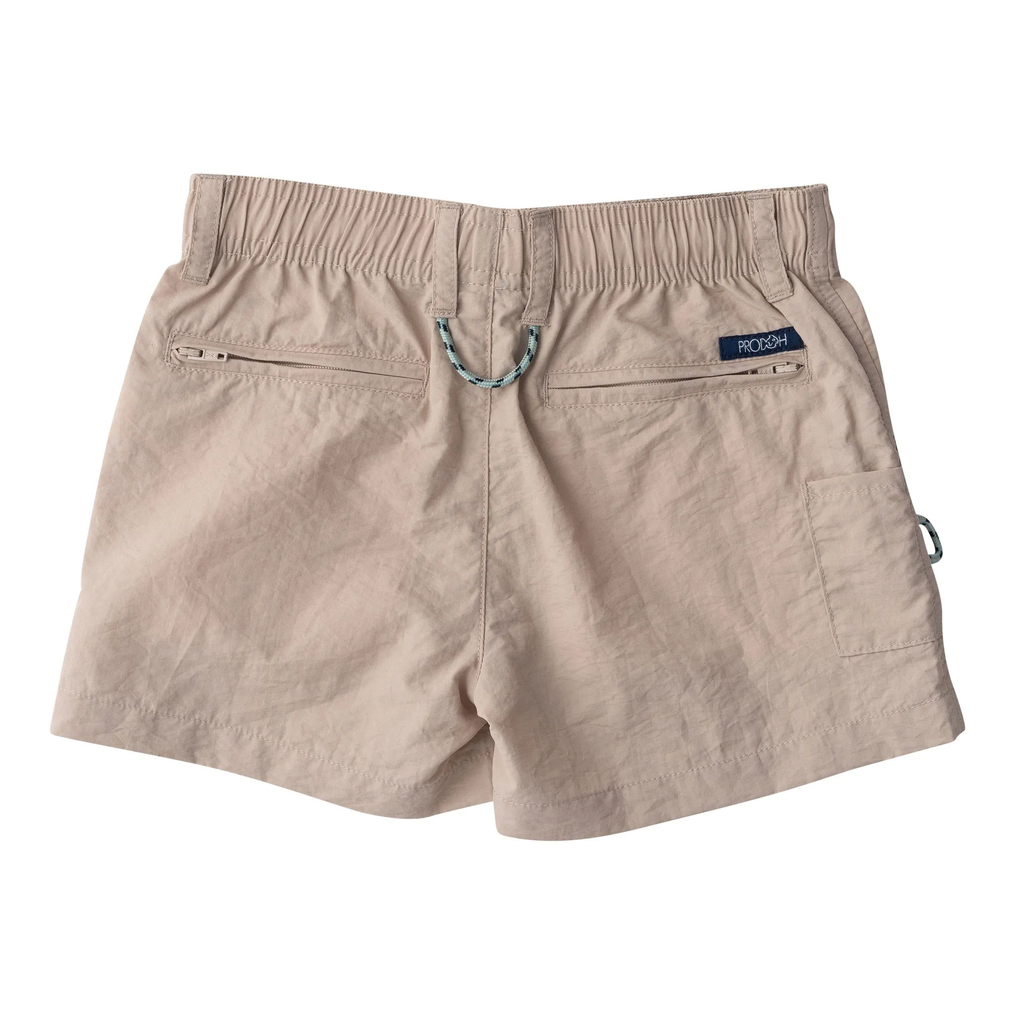 Boy's Outrigger Performance Short In Island Fossil Khaki