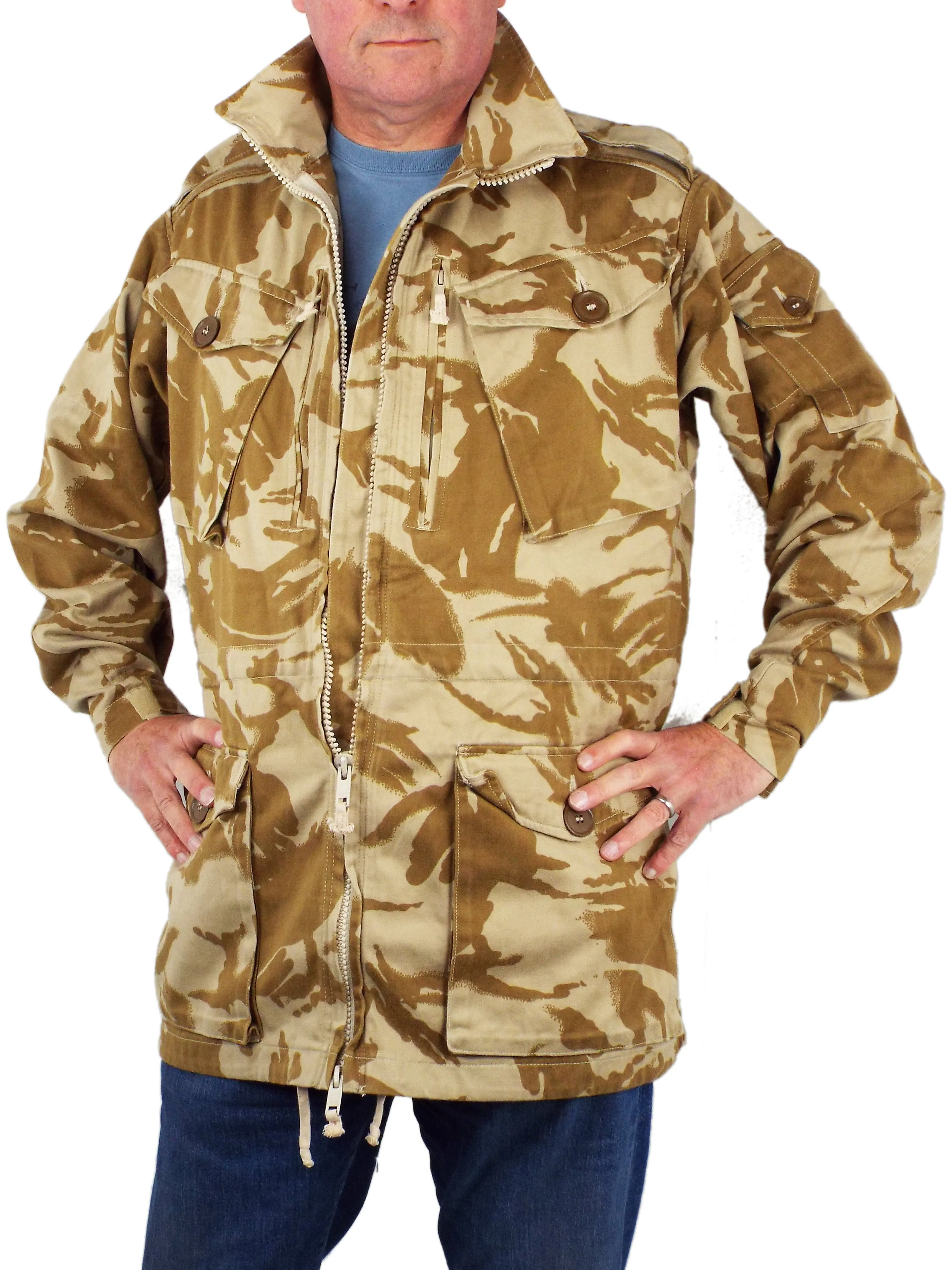 British Desert Temperate Smock - Combat - Zip Front - Grade 1