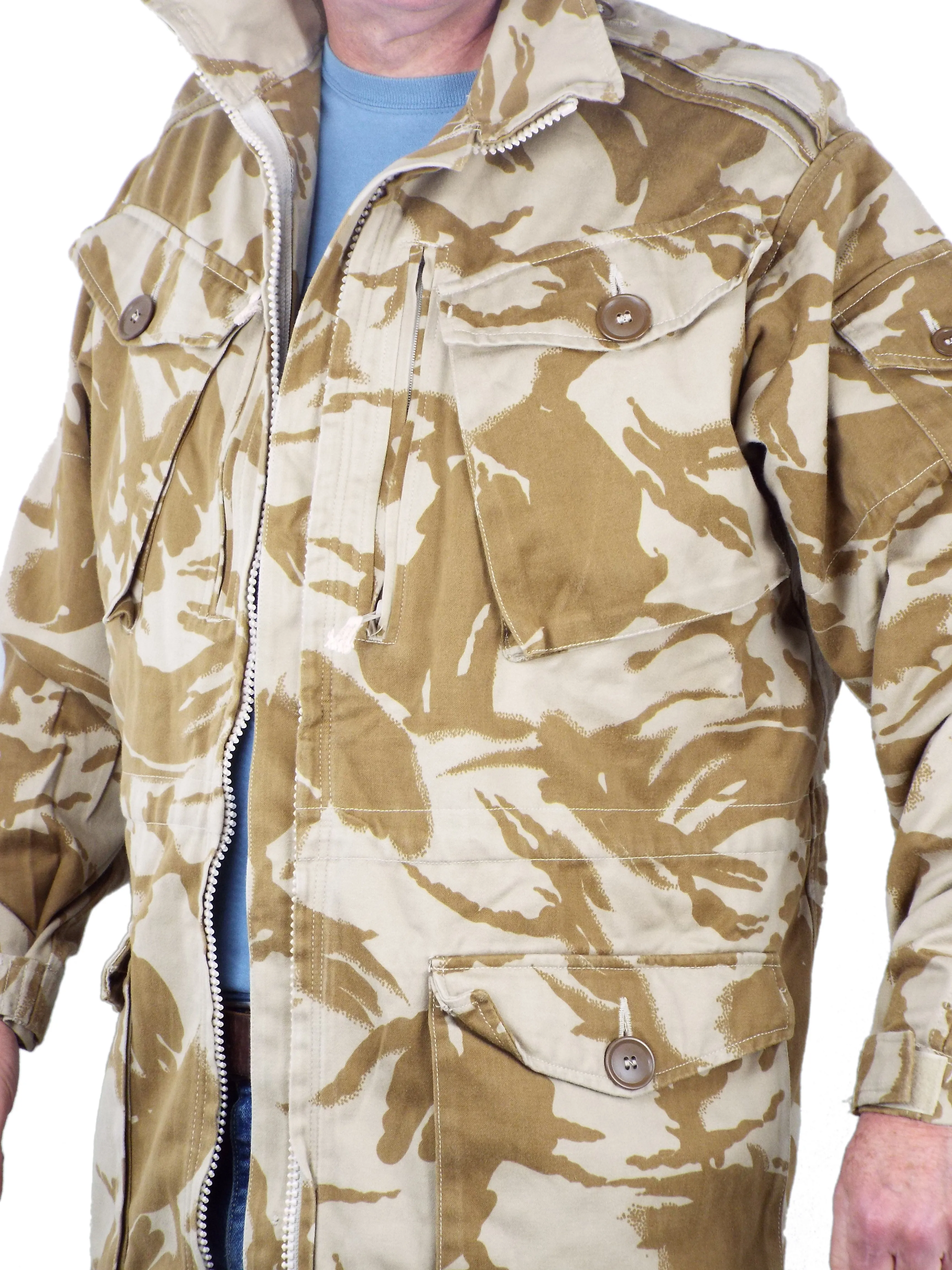 British Desert Temperate Smock - Combat - Zip Front - Grade 1