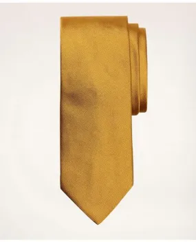 Brooks Brothers Men's Solid Rep Tie Gold