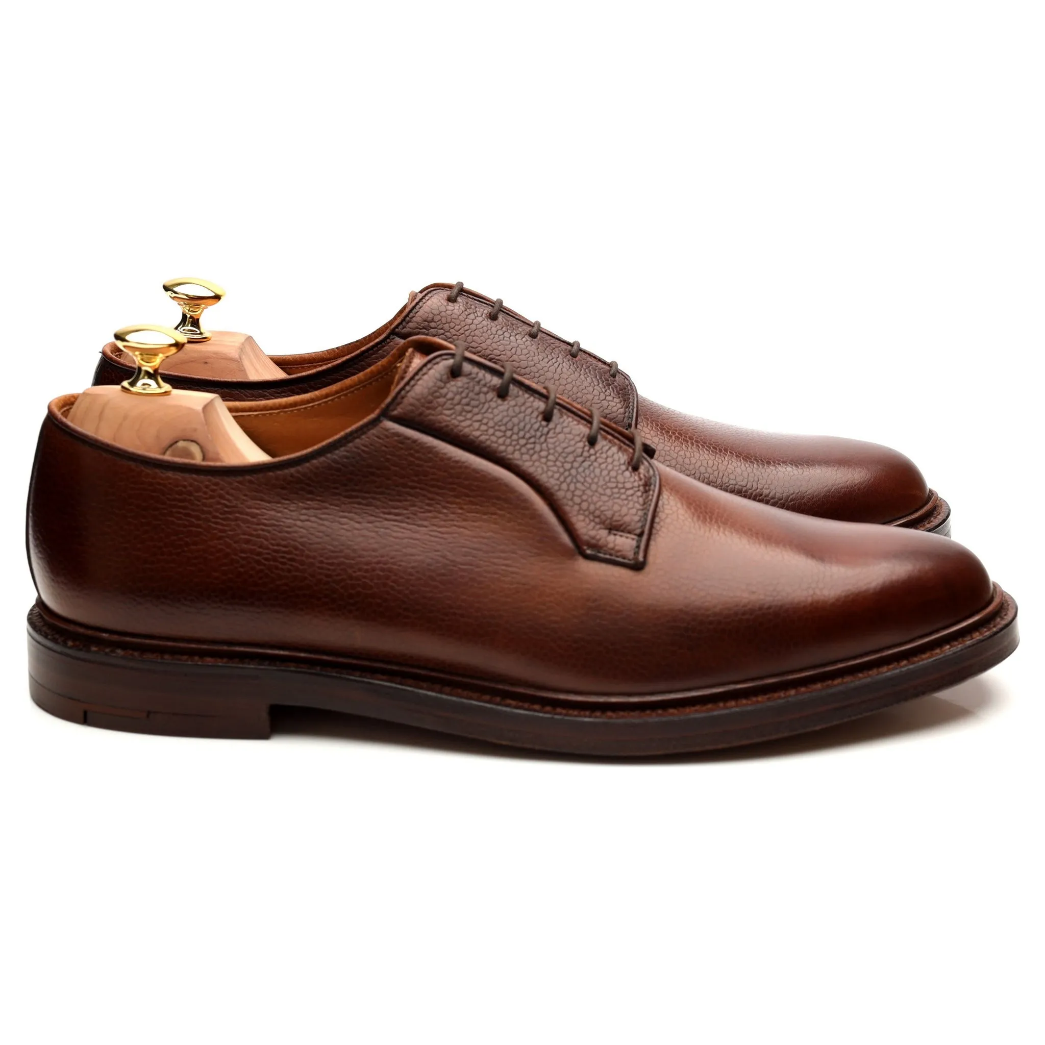 Brown Leather Derby UK 11 E