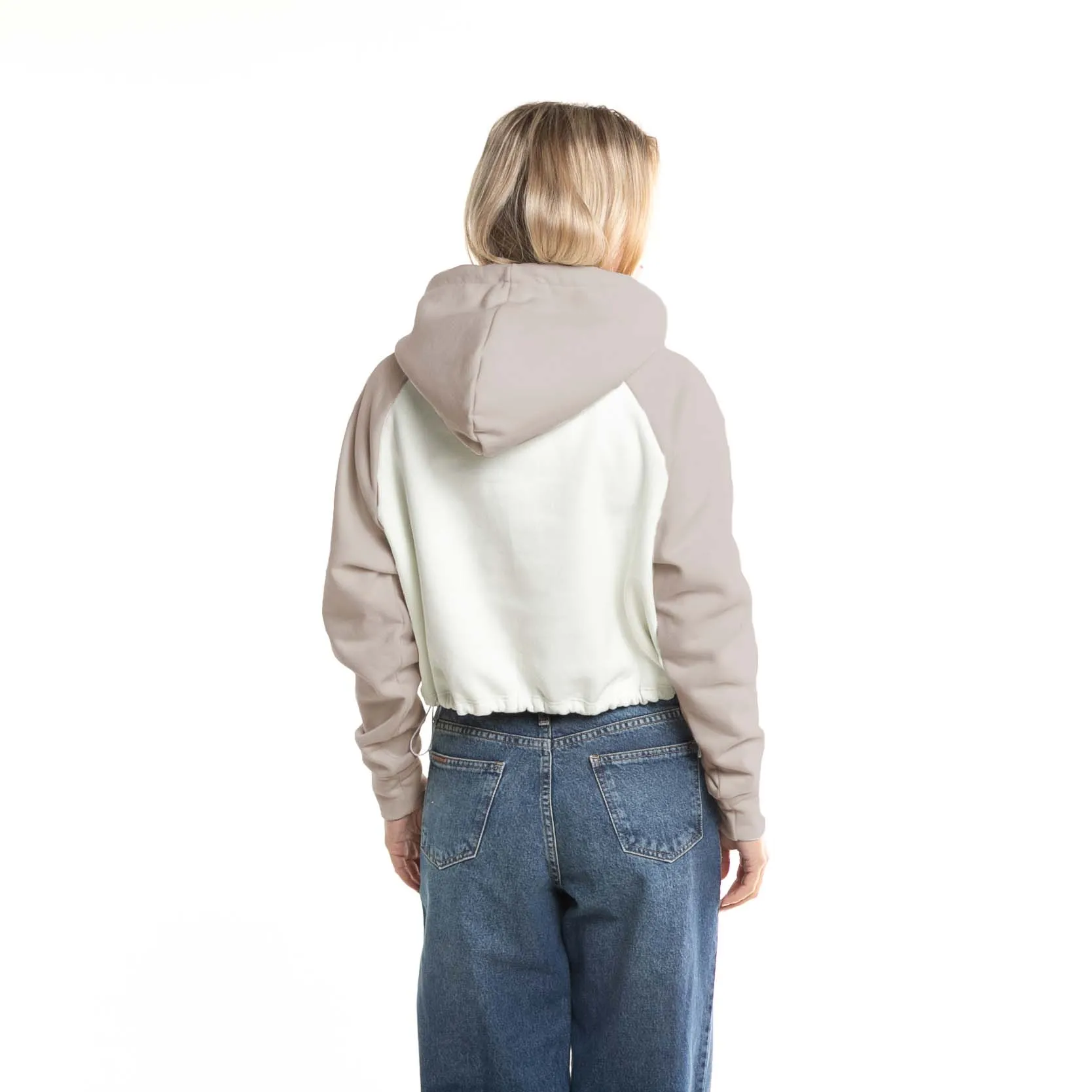 Canguro Rusty Roval Raglan Sleeve Hood Ld Off White