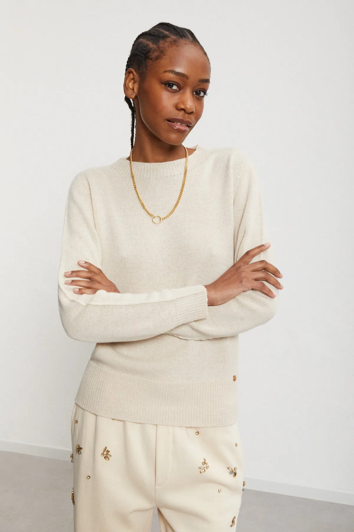 Cashmere blend jumper