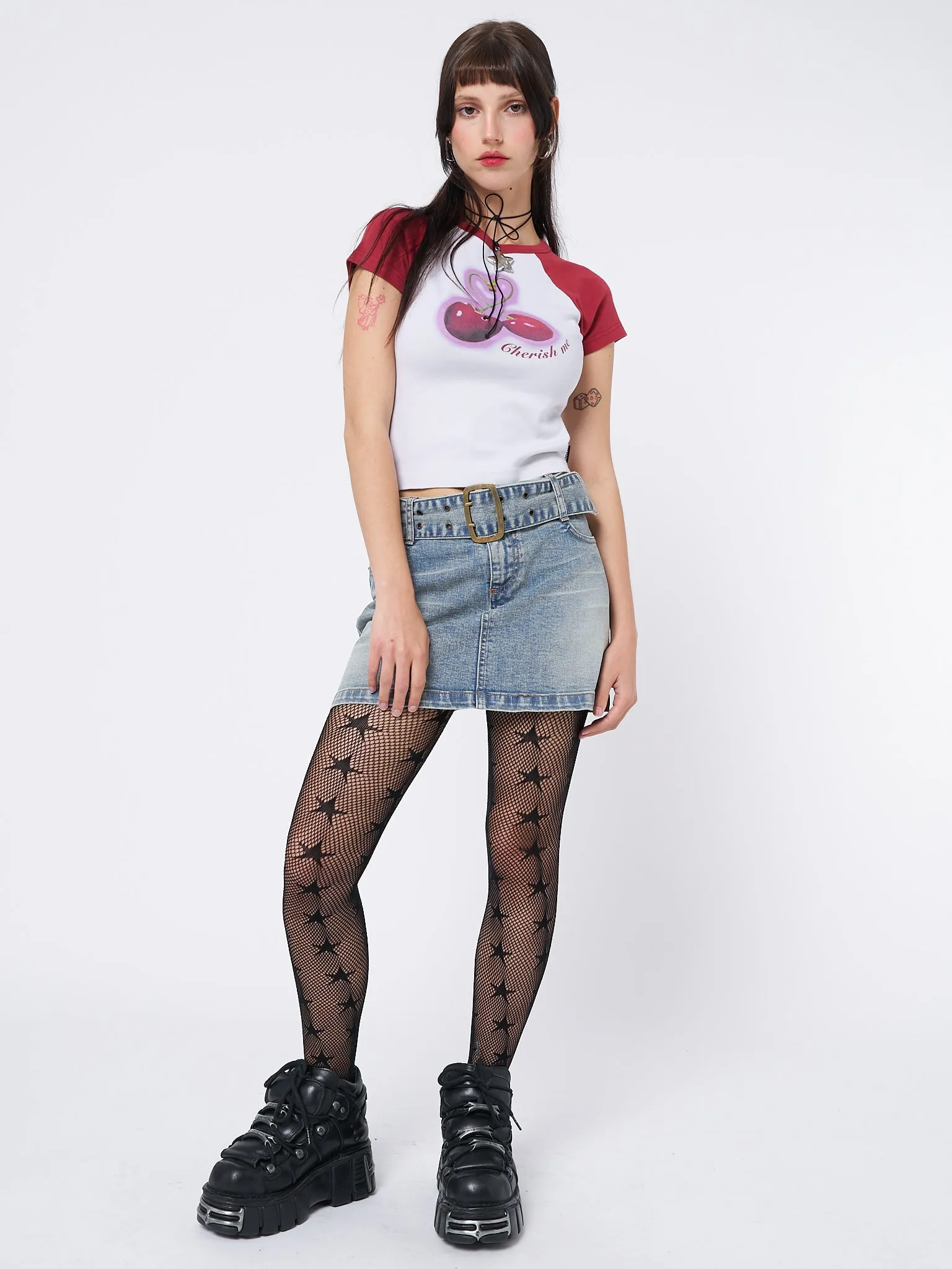 Cherry Pop! Raglan Baby Tee