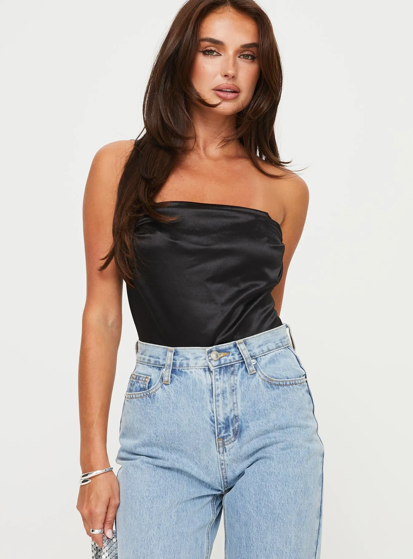 Colben Strapless Bodysuit Black