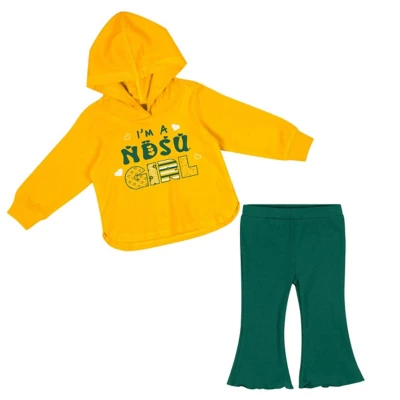 Colosseum Baby Girl North Dakota State Bison Team Sweatshirt & Pant Set