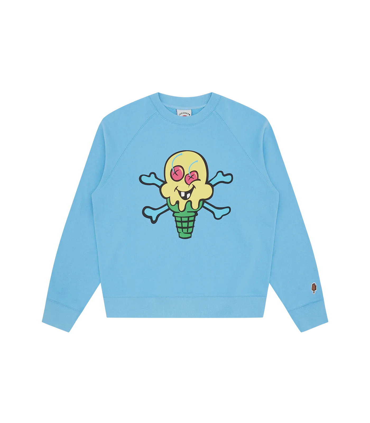 CONES & BONES CREWNECK - BLUE