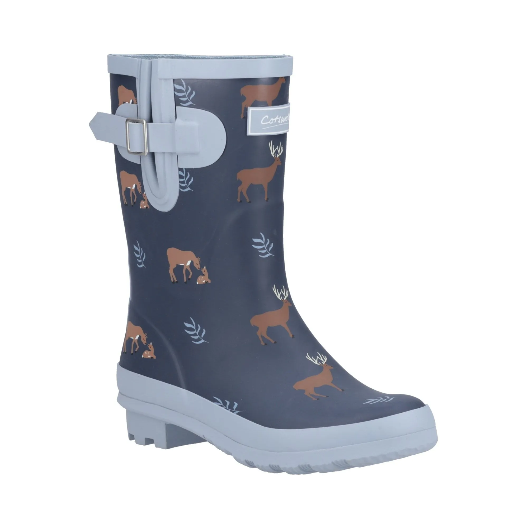 Cotswold Woodland Mid Womens Wellingtons - Deers