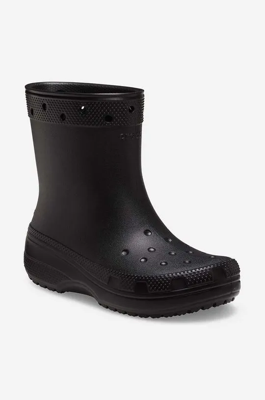 Crocs wellingtons Classic Rain Boot black color