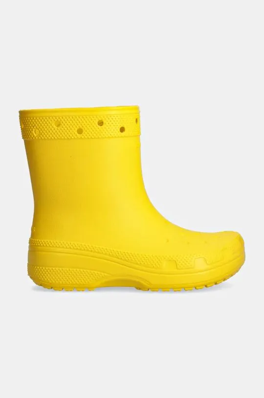 Crocs wellingtons Classic Rain Boot yellow color