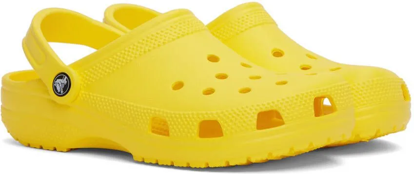 Crocs Yellow Classic Clogs