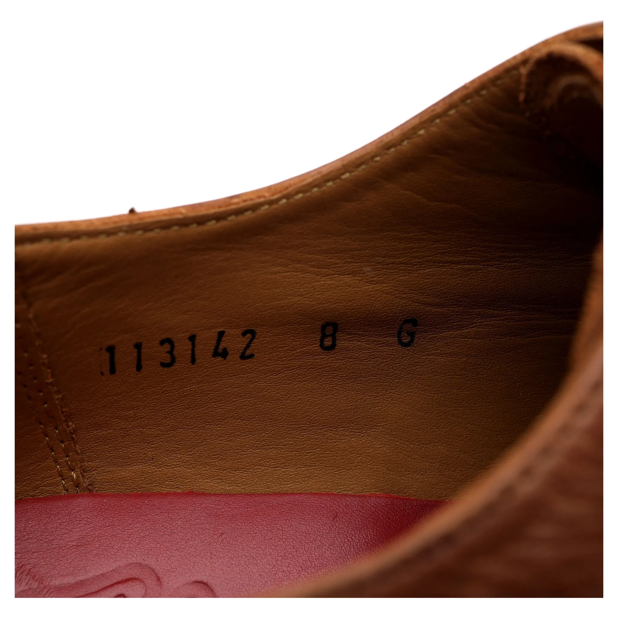 'Curt' Brown Leather Derby UK 8 G