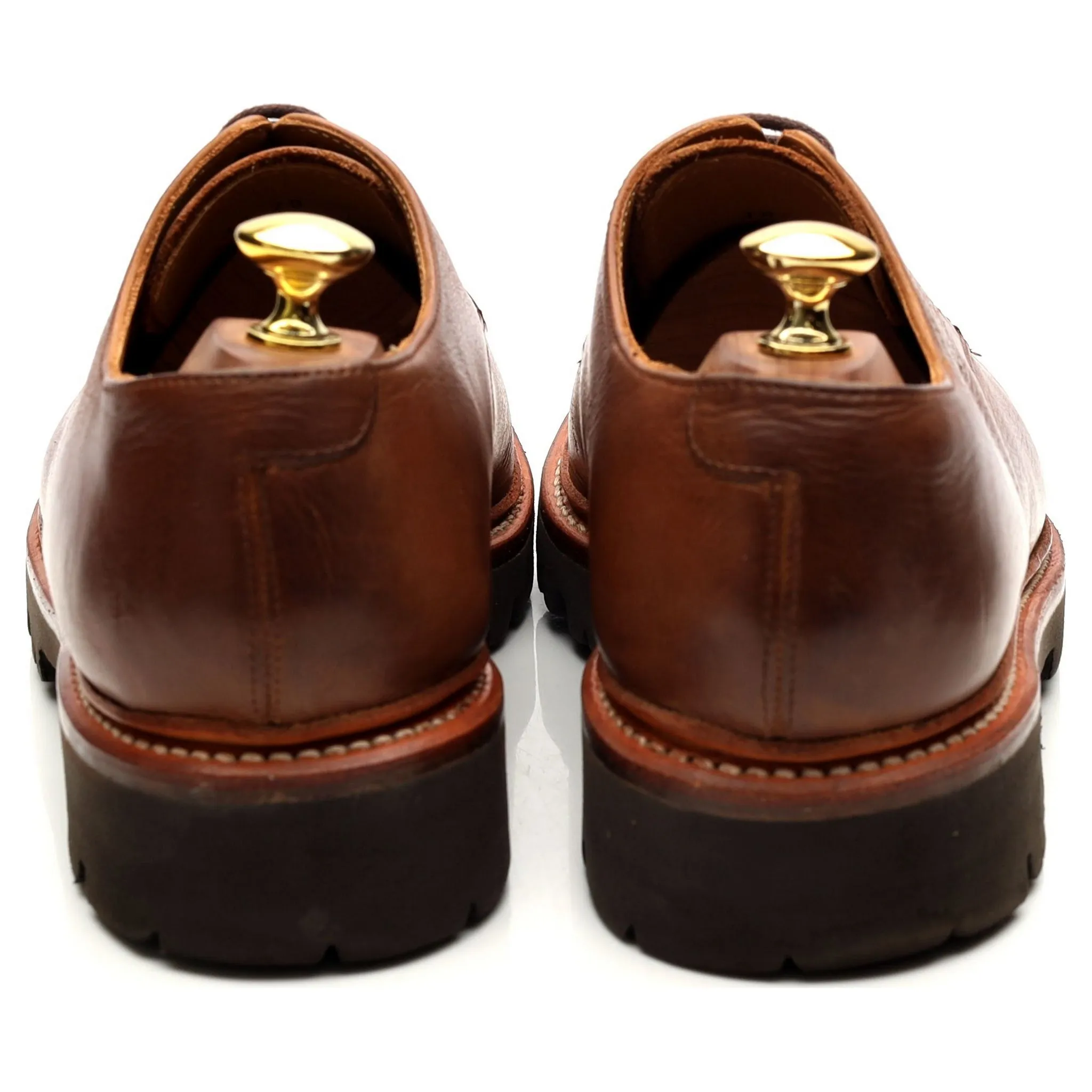 'Curt' Brown Leather Derby UK 8 G