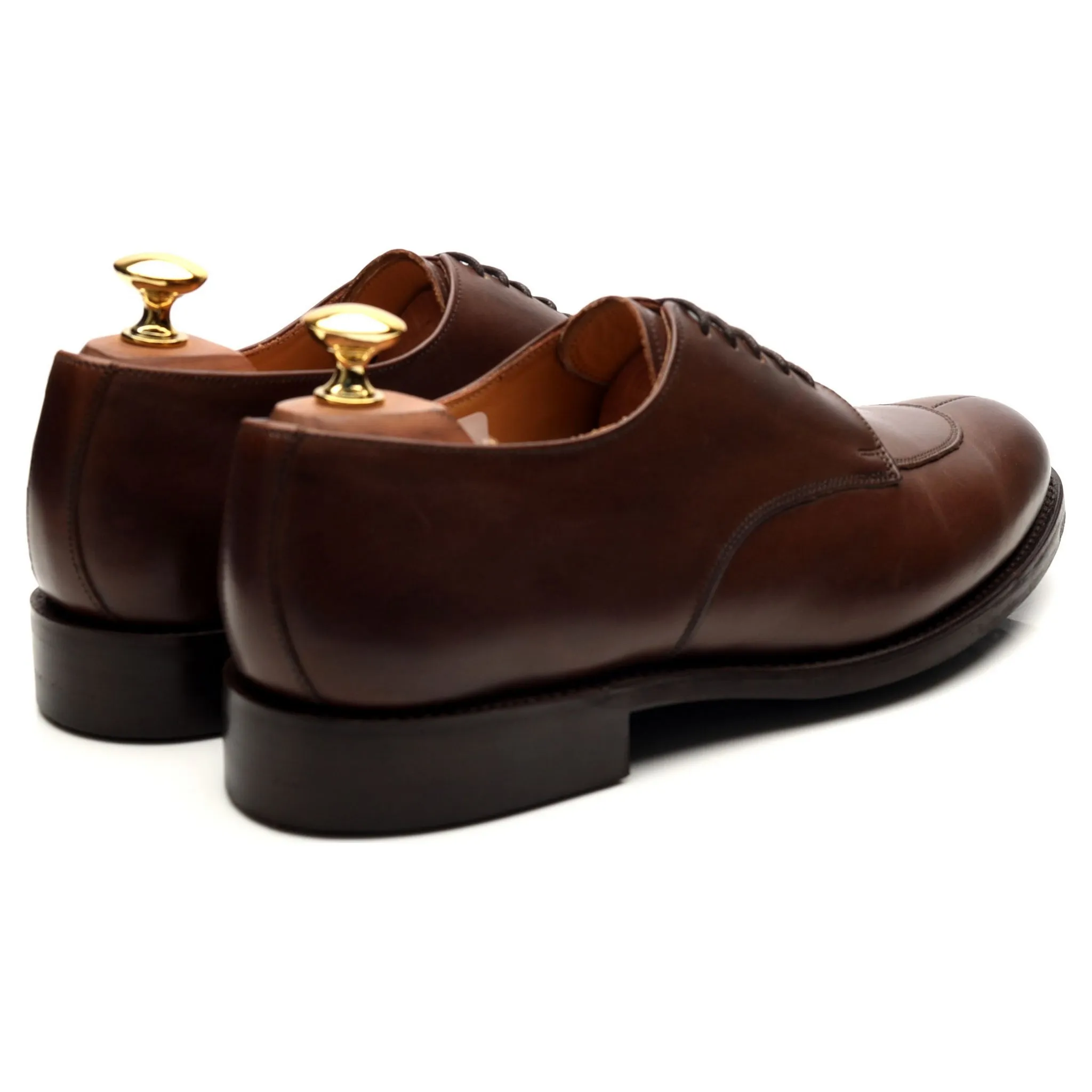 Dark Brown Leather Derby UK 6.5 E